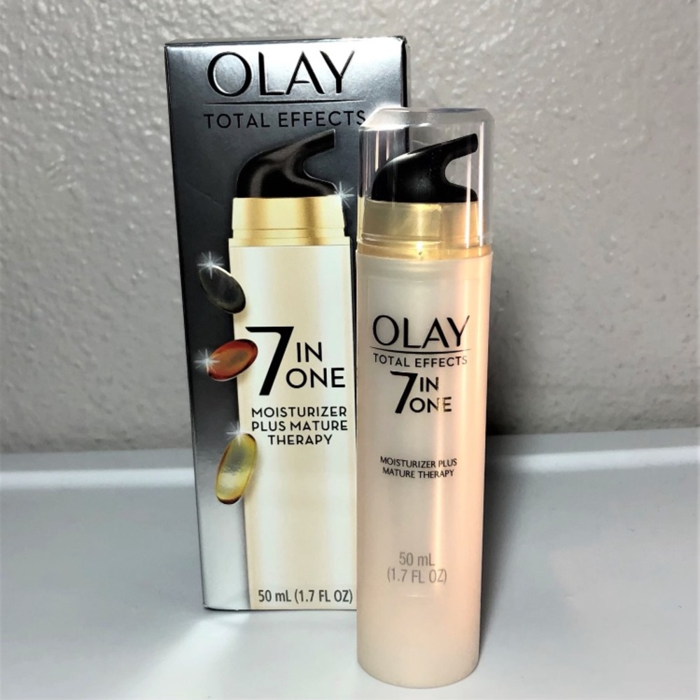 Olay total effects face moisturizer plus mature therapy